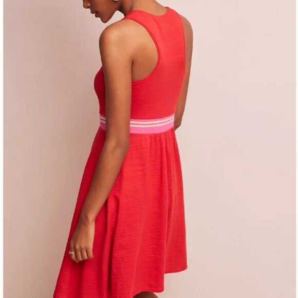 Anthropologie Maeve White Lipari Dress  size MP - Picture 4 of 5